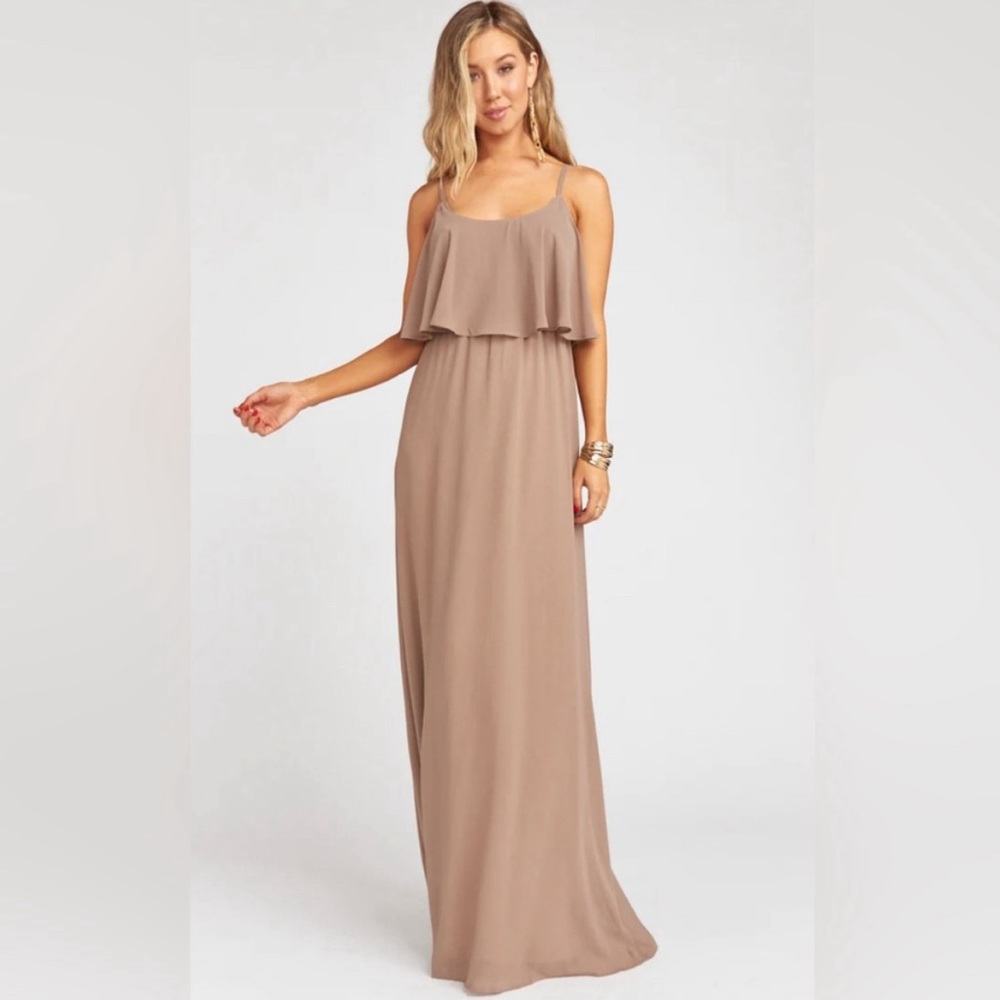 Show me your MuMu Caitlin ruffle maxi dress M